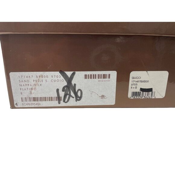 Gucci Women's 2000s Accent Gold Leather Loafers Sz 8.5 - Picture 14 of 14